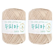 Teolsilnara 수피아 Cotton 精梳棉 編織線, 38 奶油象牙白
