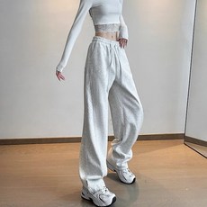 德普羅商務 女款舒適基本款抽繩寬版運動褲