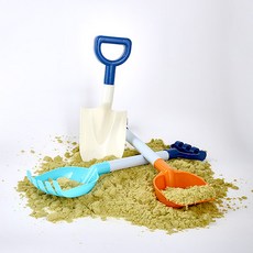 Kes.B 自然沙灘鏟3件組, 隨機出貨, 249g, 1套