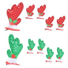 PARTYSHOW 魯道夫翅膀髮夾 2款, 紅色 綠色, 1套