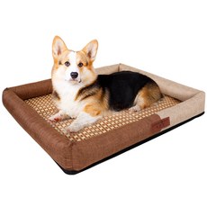맘피스 小型寵物涼感墊, 棕色
