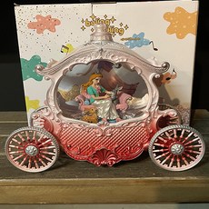 瑪西萬壽菊聖誕公主兔馬車音樂盒 20公分, 混合色, 20公分, 1個