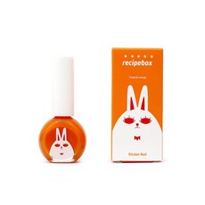 레시피박스 어린이 수성 매니큐어 10ml, 1개, 트로피컬오렌지