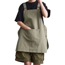 Bareunliving 大尺寸圍裙, 卡其色, 1個