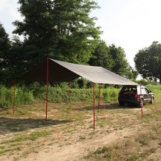 미르카 블랙코팅 300D 렉타 타프 스킨 세트, 블랙(렉타 타프)