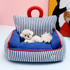 PASTEL PET 寵物舒適羊羔絨沙發, 藍色, 1個