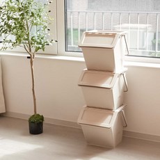 Im Home Living 防臭易清潔分類回收桶 32L, 米色