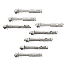 ETSHOP 套裝壁虎 不鏽鋼, 8個