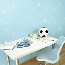 World Design DIY室內裝飾重點貼紙 太空旅行 HOL-170, 天藍色
