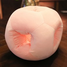 足球手提袋手帕靠墊 30cm JNH874, 粉色的