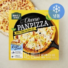 올바르고반듯한 치즈 팬피자 (냉동), 325g, 1개, 1개입