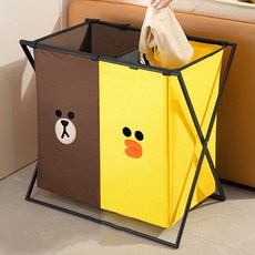 Lainz Lens 簡約可折疊大容量洗衣籃 收納箱 KP007, 混合顏色