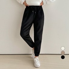 2nd Ground 女款燈芯絨刷毛加厚運動束口褲