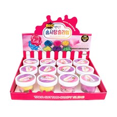 變形棉花糖史萊姆 12入, 隨機發貨