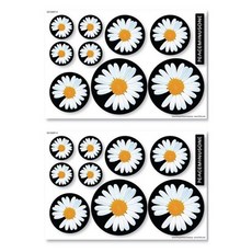 PEACEMINUSONE STEA 雛菊圖案 2組 - 可愛裝飾貼紙
