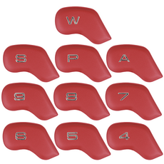 FENICE 金屬銘牌鐵桿套10件組, 紅色