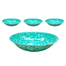 CNTech 復古炸醬麵碗, 4個, 混和顏色