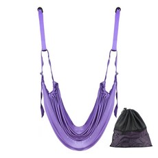 By-Gym瑜伽普拉提姿勢練習工具門掛式, 紫色