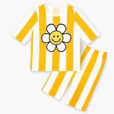 unifriend 兒童起司微笑七分家居服套裝