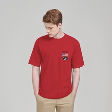 비버리힐스폴로클럽 비버리 스몰 로고 라운드 통기성 반팔 티셔츠 CPS9T31