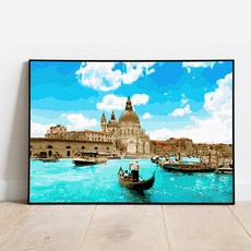 Play about DIY 名畫繪製組合 50 x 40 cm, 威尼斯 (MG021)