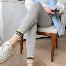 女款New Disu雙線條羅紋緊身褲 CH-2212066