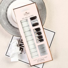 데이소이 포인트 터치 젤 네일 스티커 34p 세트, 03 라인, 1개