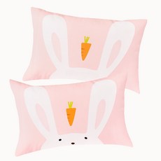 MYHOUSE 兒童卡通絎縫枕頭套, 托托兔