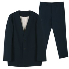 UNTAPPED 男士基本版型無領西裝套裝