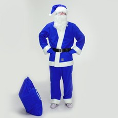 男款豪華版聖誕老人造型套裝