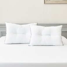 HEIRLOOM 防蟎Allercell護頸枕芯, 2個, 白色