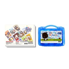 ARTMORE Sosofun速寫本繪圖紙130g x 125張+蠟筆36色藍色套組