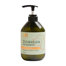 REBECOCO Dog Green寵物3合1洗毛精, 500ml, 1個