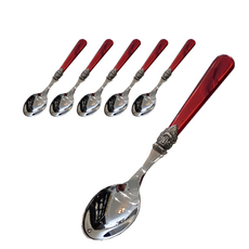 EME拿破崙咖啡勺, 紅色的, 6個