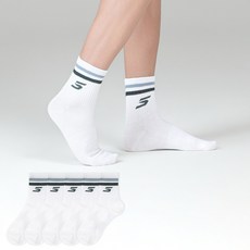 SKECHERS 男士 Skechers 休閒系列 藍色標誌 中筒襪