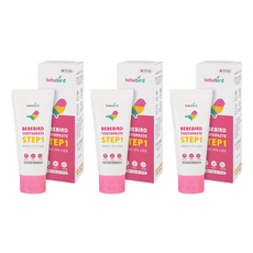 Edison 愛迪生 BEBEBIRD孩童牙膏 Step1, 60g, 3入