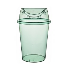 Winprice 旋轉搖蓋式垃圾桶 10L, 1入