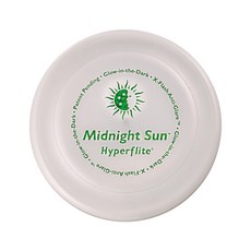 하이퍼플라이트 미드나잇 썬 강아지 원반 장난감 22cm, 화이트, 1개