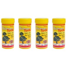 핑퐁 비치나 터틀 거북이 사료, 300ml, 4개