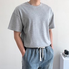 남성용 특양면 링클프리 반팔 티셔츠 T2818