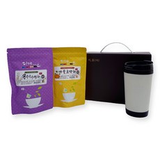 DAYE 茶禮 綜合茶包禮盒組, 玉米鬚茶 20入+南瓜茶 20入+保溫杯, 1組