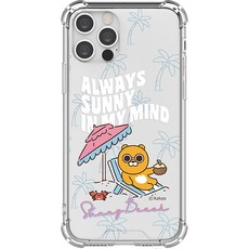 KAKAO FRIENDS 沙灘透明防摔強化手機殼