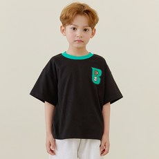 유라비 아동용트윈베어B오버핏반팔티
