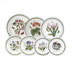 Portmerion 植物園圓盤 7 件套 PMBG19M146, 隨機出貨, 1套