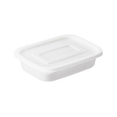 塑形方形密封粥碗 小 + 蓋子組, 1套, 150個