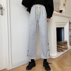 女款Roned下擺鈕扣運動褲 CH-2213515