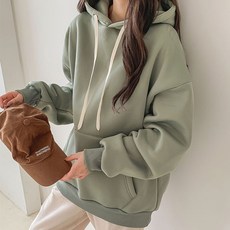 보리맘 기모 후드 맨투맨 티셔츠 빅사이즈 임부복