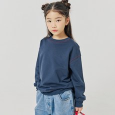 바브키즈 아동용 솔레이 스티치 맨투맨