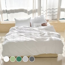 酣睡無塵飯店式被套, 白色