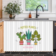 Ati-home 植物魔鬼氈櫥櫃簾, MGL270